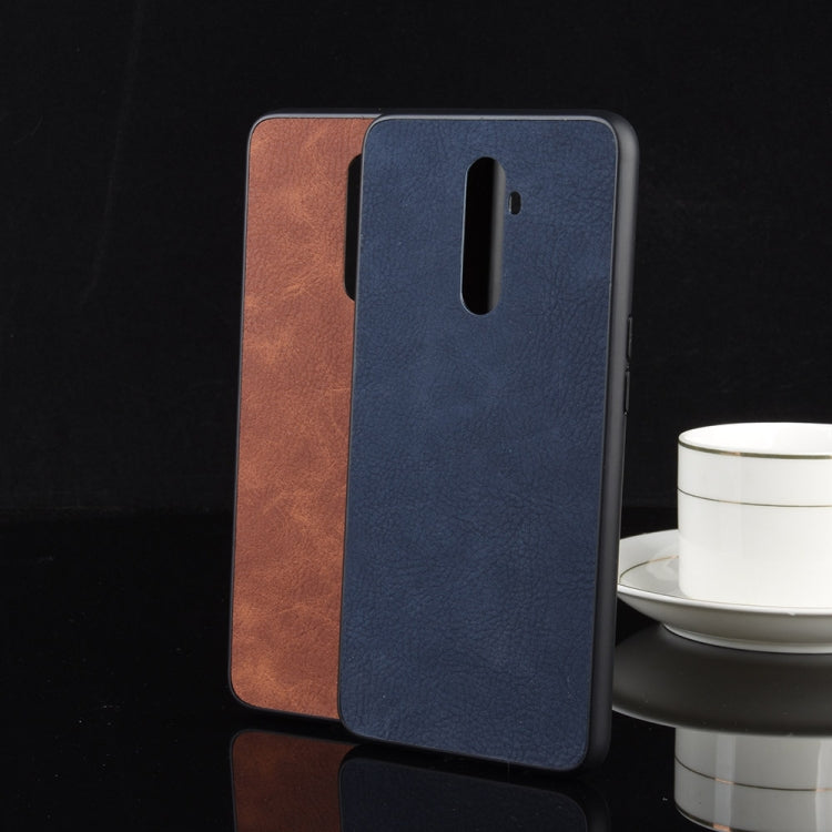 For OPPO Realme X2 Pro / Reno Ace Shockproof Sheep Skin PC + PU + TPU Case(Brown)