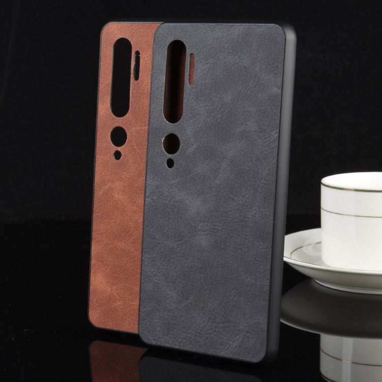 For Xiaomi Mi Note 10 / Note10 Pro / Mi CC9 Pro Shockproof Sheep Skin PC + PU + TPU Case(Light Black)