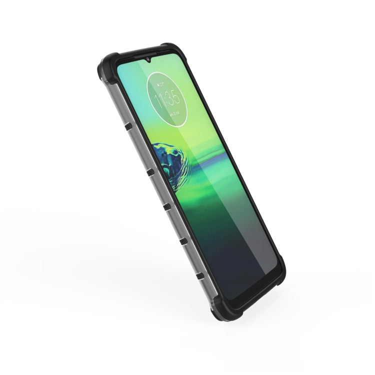 For Motorola Moto G8 Play Shockproof Honeycomb PC + TPU Case