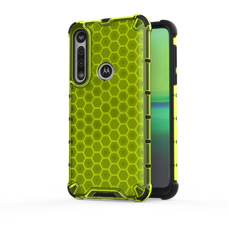 For Motorola Moto G8 Play Shockproof Honeycomb PC + TPU Case