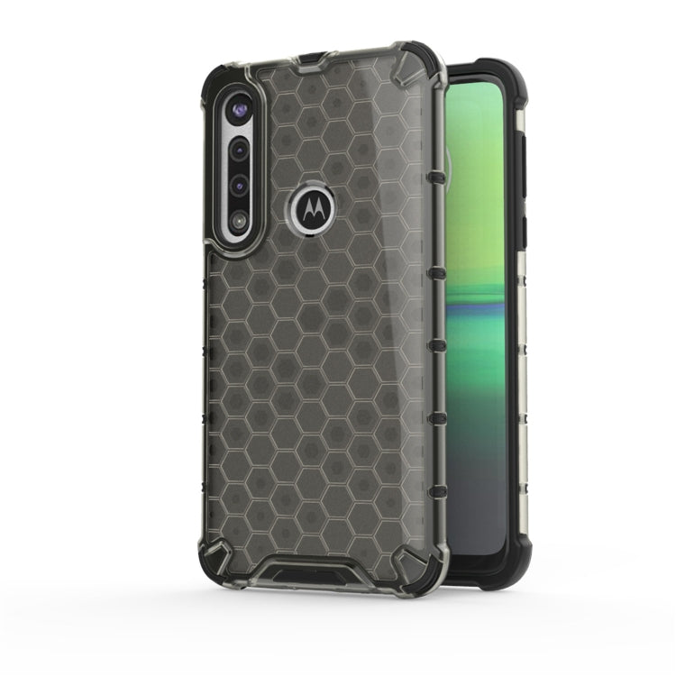 For Motorola Moto G8 Play Shockproof Honeycomb PC + TPU Case