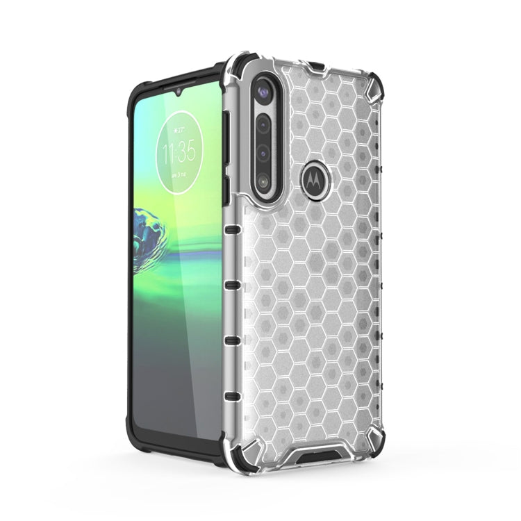 For Motorola Moto G8 Play Shockproof Honeycomb PC + TPU Case