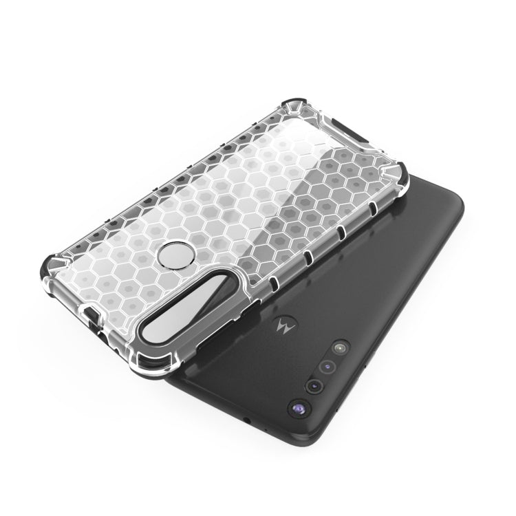 For Motorola Moto G8 Play Shockproof Honeycomb PC + TPU Case