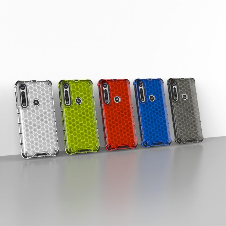 For Motorola Moto G8 Play Shockproof Honeycomb PC + TPU Case