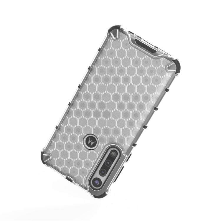 For Motorola Moto G8 Play Shockproof Honeycomb PC + TPU Case