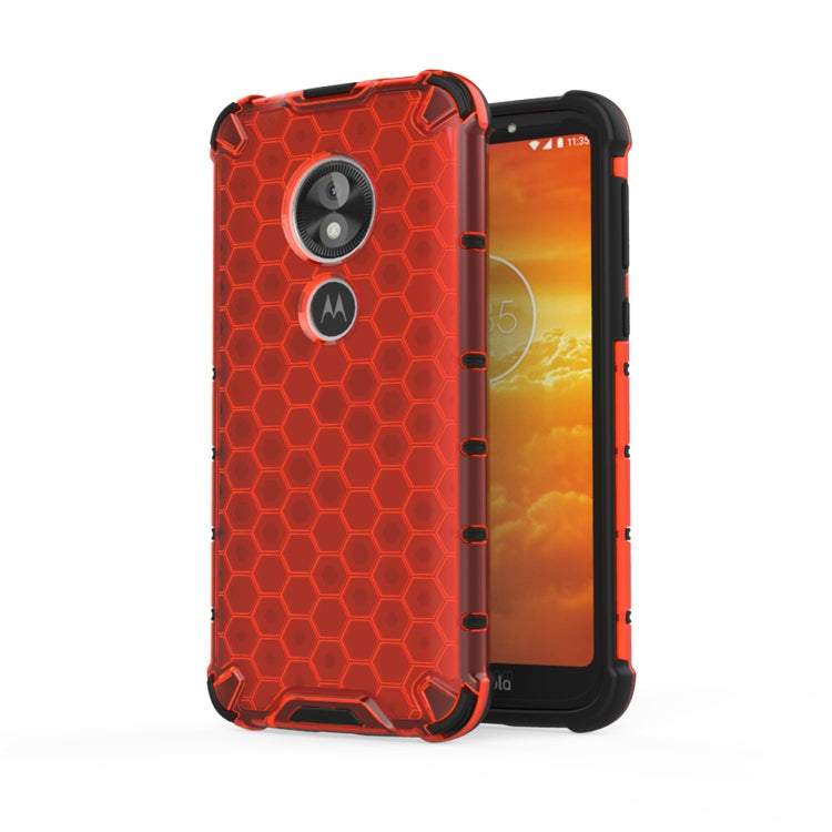 For Motorola Moto E5 Play Go Shockproof Honeycomb PC + TPU Case