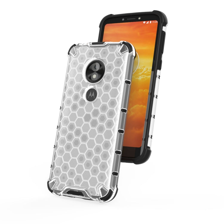 For Motorola Moto E5 Play Go Shockproof Honeycomb PC + TPU Case
