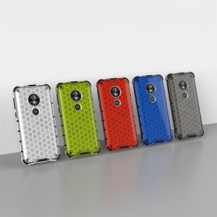 For Motorola Moto E5 Play Go Shockproof Honeycomb PC + TPU Case