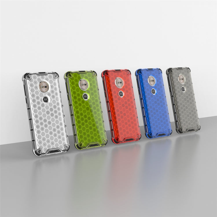For Motorola Moto G6 Play Shockproof Honeycomb PC + TPU Case