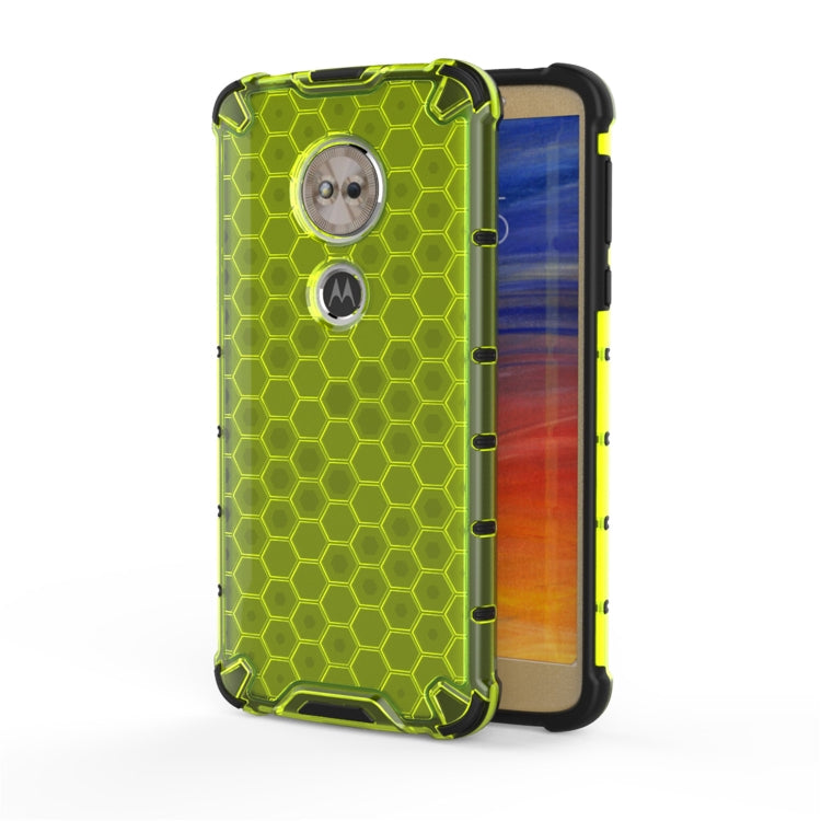 For Motorola Moto G6 Play Shockproof Honeycomb PC + TPU Case