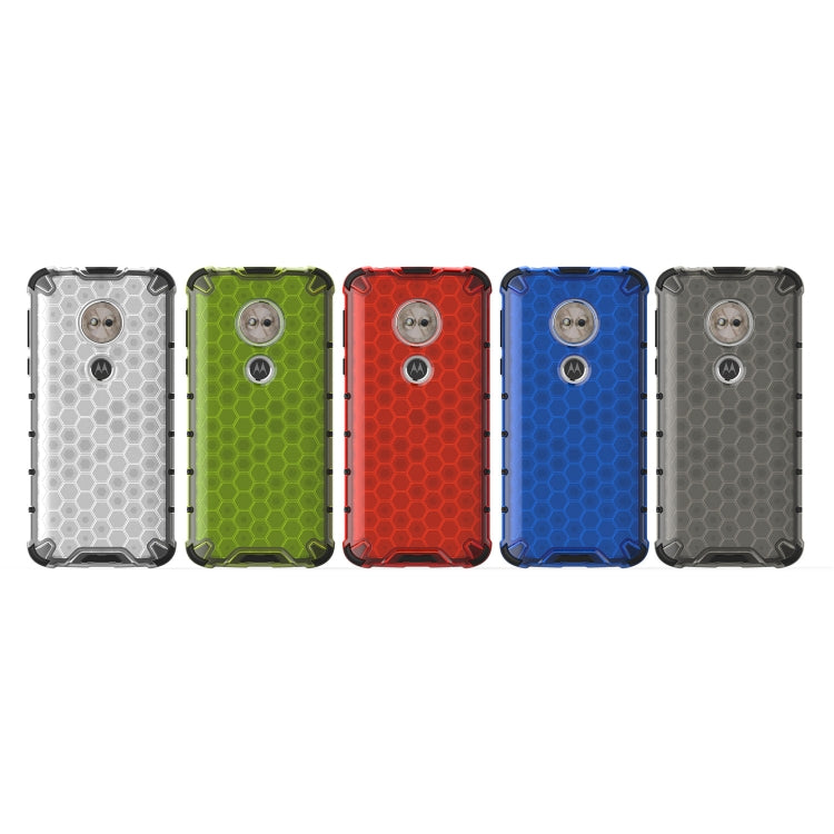 For Motorola Moto G6 Play Shockproof Honeycomb PC + TPU Case