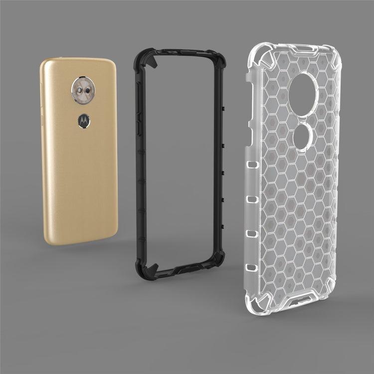 For Motorola Moto G6 Play Shockproof Honeycomb PC + TPU Case