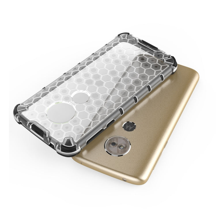 For Motorola Moto G6 Play Shockproof Honeycomb PC + TPU Case
