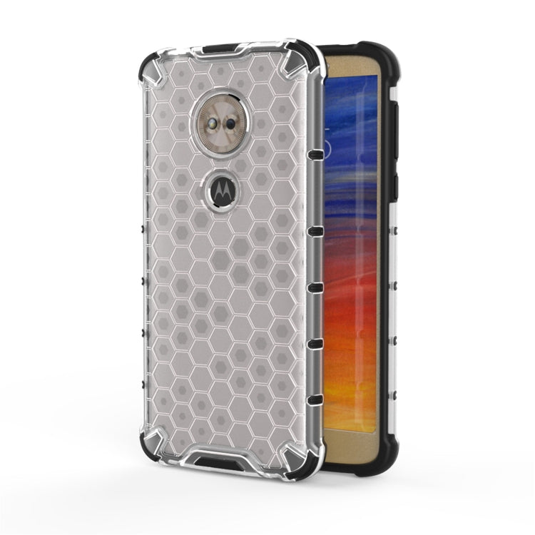 For Motorola Moto G6 Play Shockproof Honeycomb PC + TPU Case