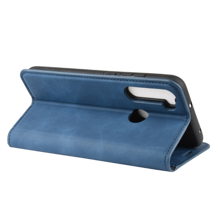 For Xiaomi Redmi Note 8 Retro-skin Business Magnetic Suction Leather Case with Holder & Card Slots & Wallet