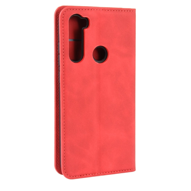 For Xiaomi Redmi Note 8 Retro-skin Business Magnetic Suction Leather Case with Holder & Card Slots & Wallet