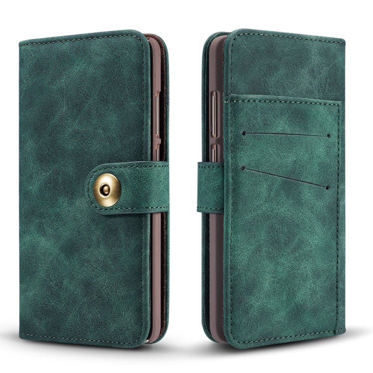 For Huawei P20 Retro Magnetic Detachable Horizontal Flip Leather Case with Card Slots & Wallet & Photo Frame