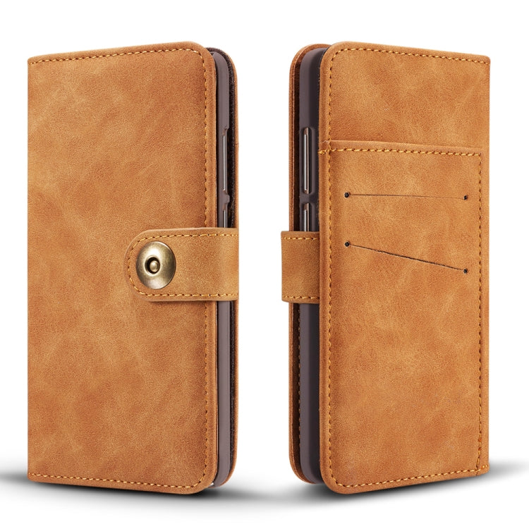 For Huawei P20 Pro Retro Magnetic Detachable Horizontal Flip Leather Case with Card Slots & Wallet & Photo Frame