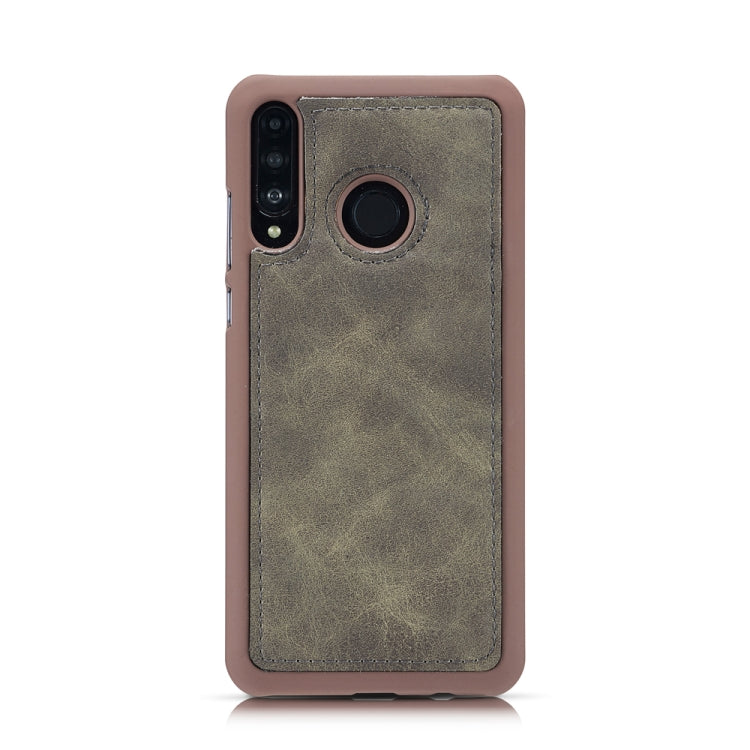 For Huawei P20 Lite Retro Magnetic Detachable Horizontal Flip Leather Case with Card Slots & Wallet & Photo Frame