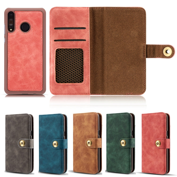 For Huawei P20 Lite Retro Magnetic Detachable Horizontal Flip Leather Case with Card Slots & Wallet & Photo Frame
