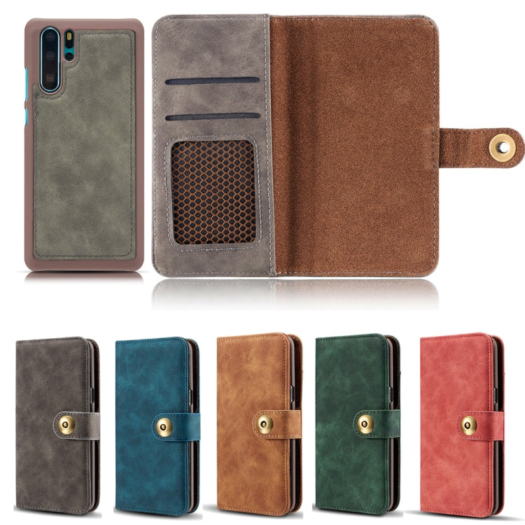 For Huawei P30 Pro Retro Magnetic Detachable Horizontal Flip Leather Case with Card Slots & Wallet & Photo Frame