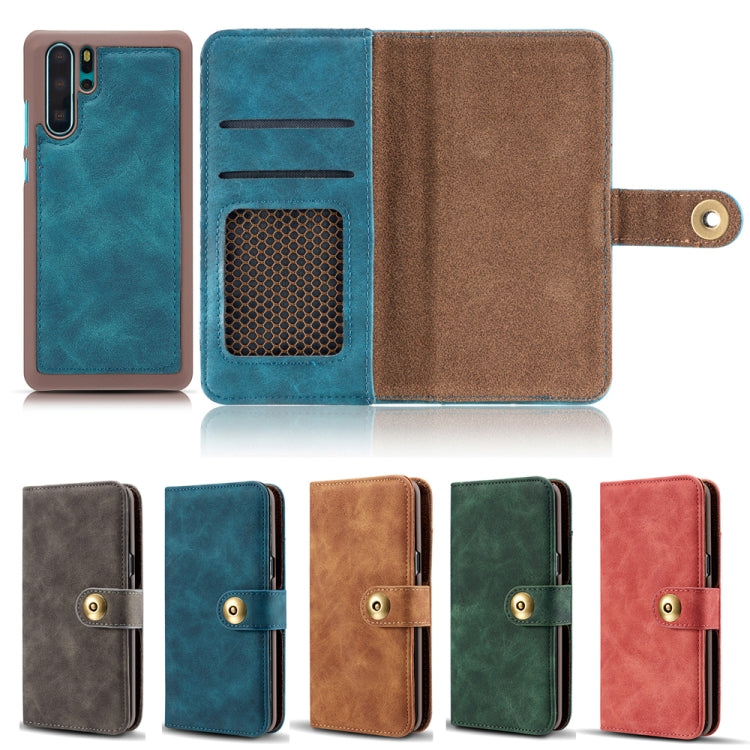 For Huawei P30 Pro Retro Magnetic Detachable Horizontal Flip Leather Case with Card Slots & Wallet & Photo Frame