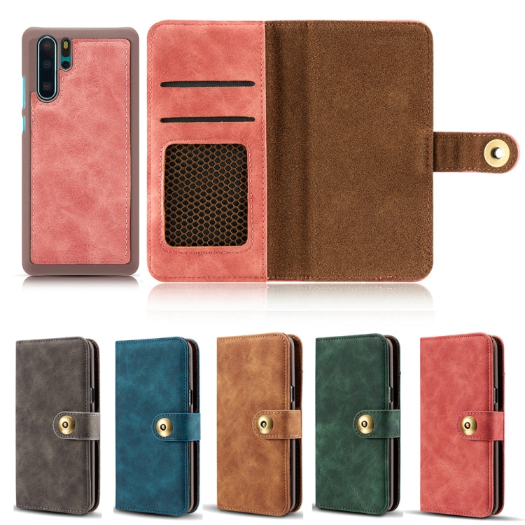 For Huawei P30 Pro Retro Magnetic Detachable Horizontal Flip Leather Case with Card Slots & Wallet & Photo Frame