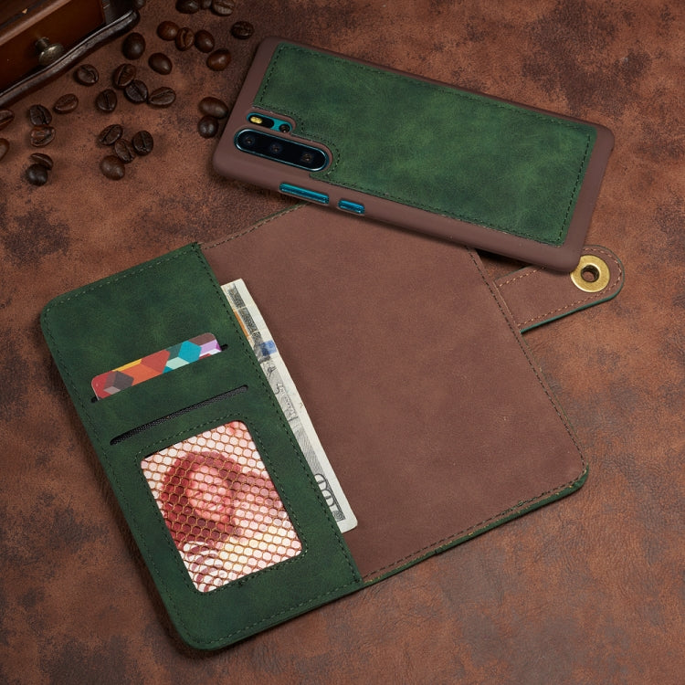 For Huawei P30 Pro Retro Magnetic Detachable Horizontal Flip Leather Case with Card Slots & Wallet & Photo Frame