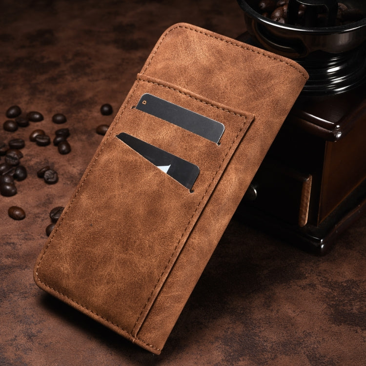 For Huawei P30 Retro Magnetic Detachable Horizontal Flip Leather Case with Card Slots & Wallet & Photo Frame