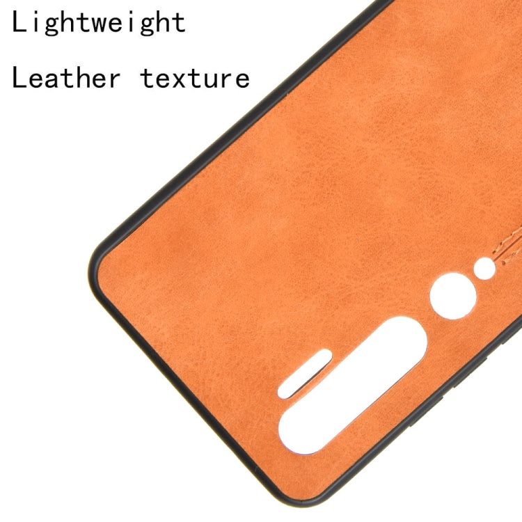 For Xiaomi Mi Note 10/Note10 Pro/CC9 Pro Shockproof Sewing Cow Pattern Skin PC + PU + TPU Case