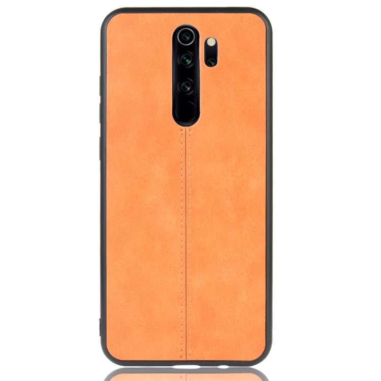 For Xiaomi Redmi Note 8 Pro Shockproof Sewing Cow Pattern Skin PC + PU + TPU Case