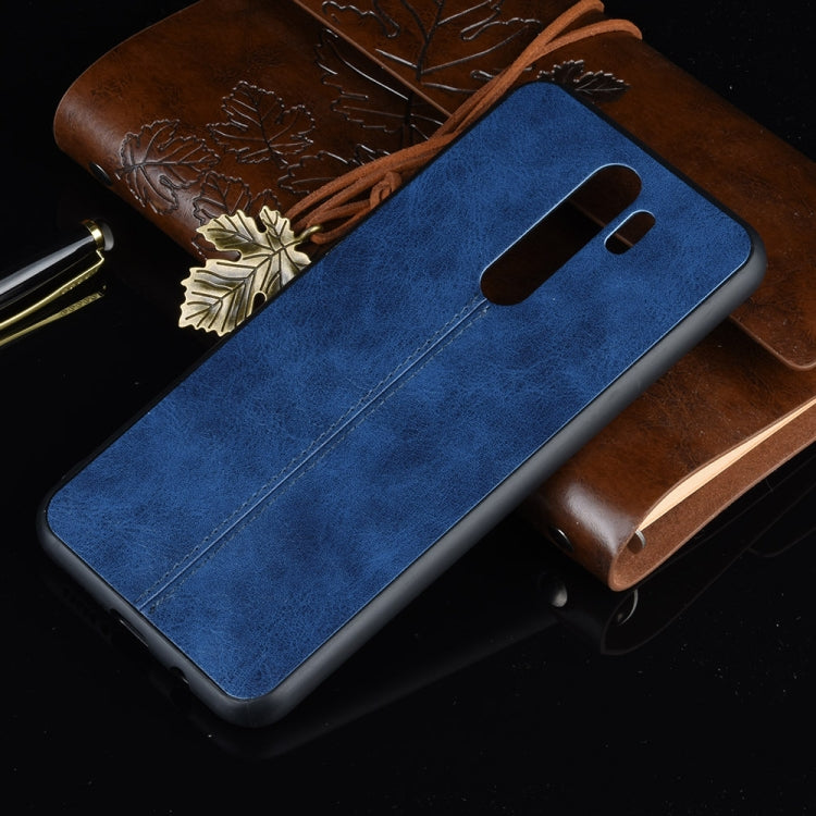 For Xiaomi Redmi Note 8 Pro Shockproof Sewing Cow Pattern Skin PC + PU + TPU Case