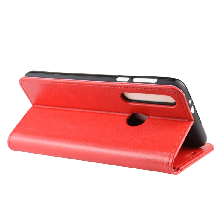 For Motorola Moto G8 Plus R64 Texture Single Horizontal Flip Protective Case with Holder & Card Slots & Wallet& Photo Frame