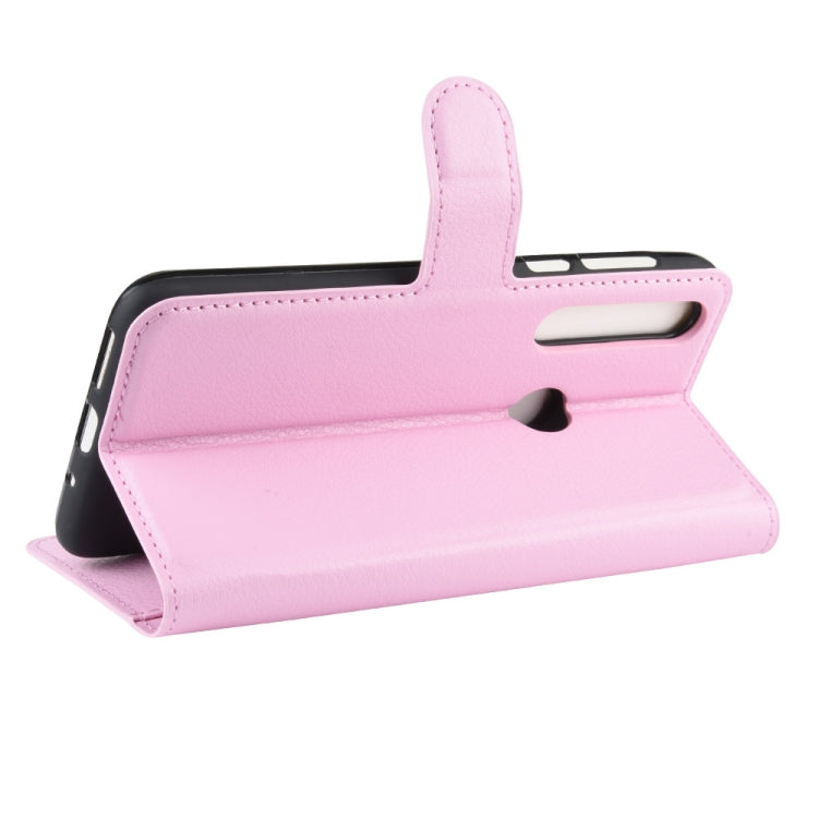 For Motorola Moto G8 Plus Litchi Texture Horizontal Flip Protective Case with Holder & Card Slots & Wallet