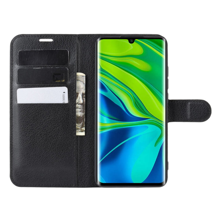For Xiaomi Mi Note 10 / Note 10 Pro / CC9 Pro Litchi Texture Horizontal Flip Protective Case with Holder & Card Slots & Wallet
