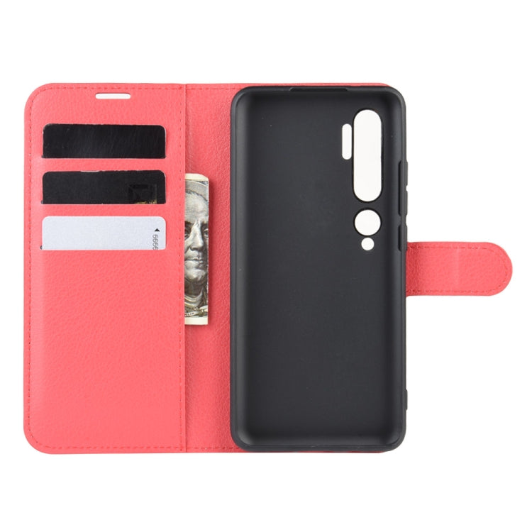 For Xiaomi Mi Note 10 / Note 10 Pro / CC9 Pro Litchi Texture Horizontal Flip Protective Case with Holder & Card Slots & Wallet