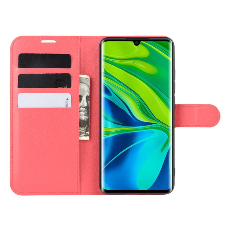 For Xiaomi Mi Note 10 / Note 10 Pro / CC9 Pro Litchi Texture Horizontal Flip Protective Case with Holder & Card Slots & Wallet