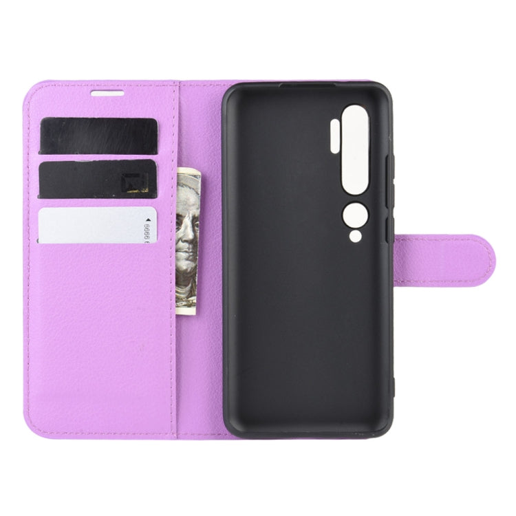 For Xiaomi Mi Note 10 / Note 10 Pro / CC9 Pro Litchi Texture Horizontal Flip Protective Case with Holder & Card Slots & Wallet