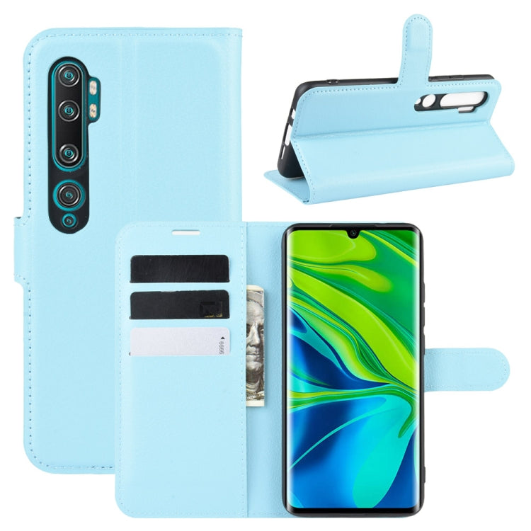 For Xiaomi Mi Note 10 / Note 10 Pro / CC9 Pro Litchi Texture Horizontal Flip Protective Case with Holder & Card Slots & Wallet