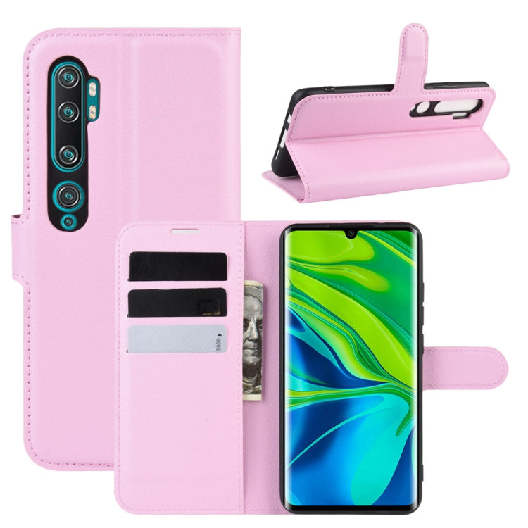 For Xiaomi Mi Note 10 / Note 10 Pro / CC9 Pro Litchi Texture Horizontal Flip Protective Case with Holder & Card Slots & Wallet
