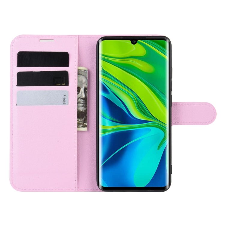For Xiaomi Mi Note 10 / Note 10 Pro / CC9 Pro Litchi Texture Horizontal Flip Protective Case with Holder & Card Slots & Wallet