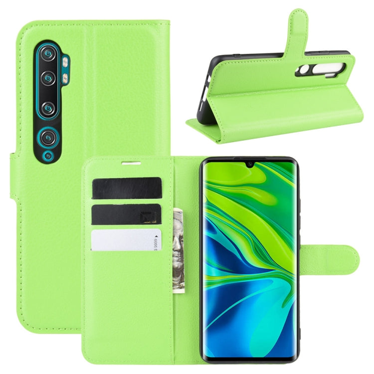 For Xiaomi Mi Note 10 / Note 10 Pro / CC9 Pro Litchi Texture Horizontal Flip Protective Case with Holder & Card Slots & Wallet