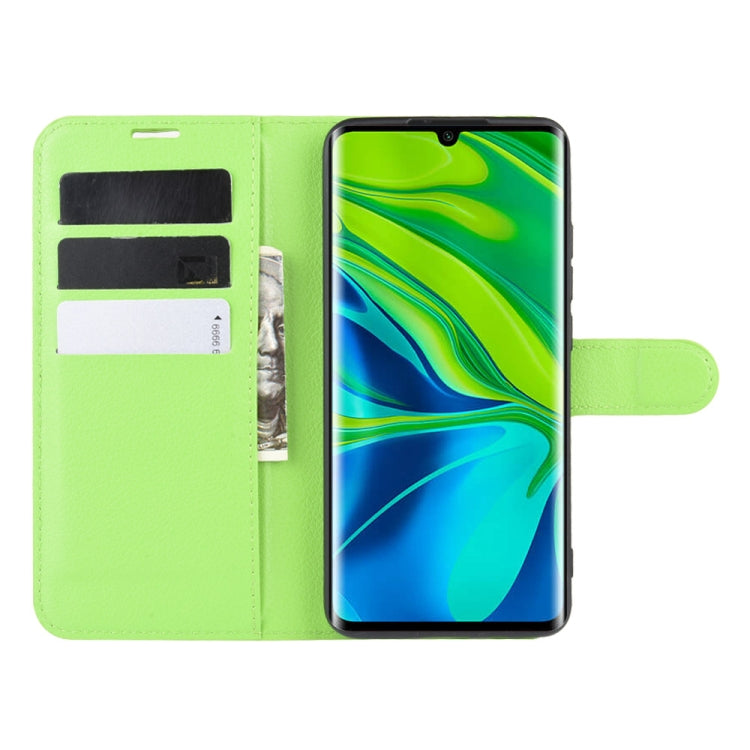 For Xiaomi Mi Note 10 / Note 10 Pro / CC9 Pro Litchi Texture Horizontal Flip Protective Case with Holder & Card Slots & Wallet