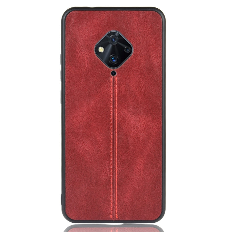 For Vivo S5 Shockproof Sewing Cow Pattern Skin PC + PU + TPU Case