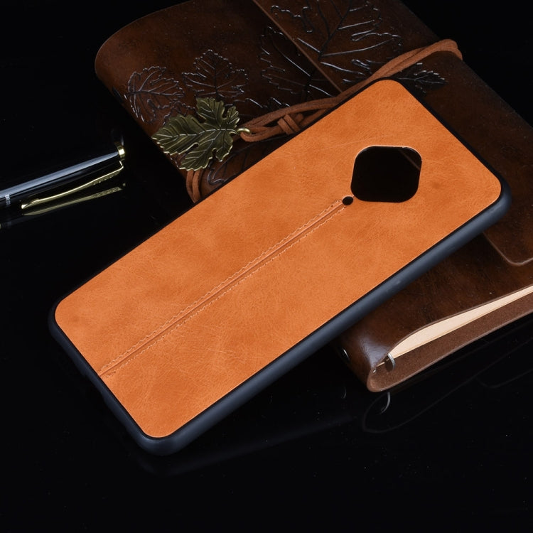 For Vivo S5 Shockproof Sewing Cow Pattern Skin PC + PU + TPU Case