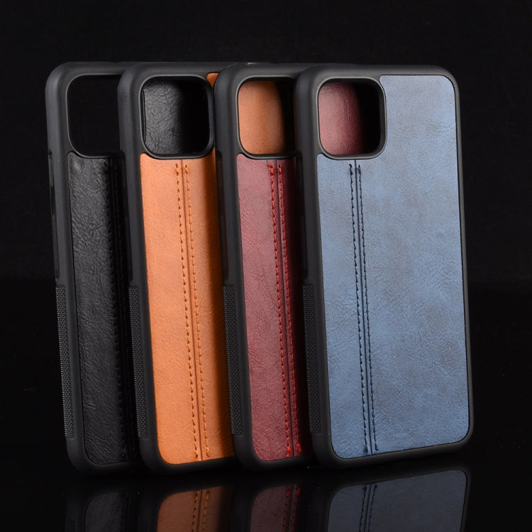 For Google Pixel 4 Shockproof Sewing Cow Pattern Skin PC + PU + TPU Case