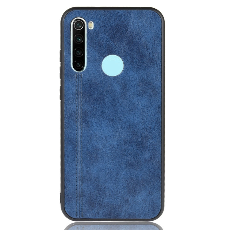 For Xiaomi Redmi Note 8 Shockproof Sewing Cow Pattern Skin PC + PU + TPU Case
