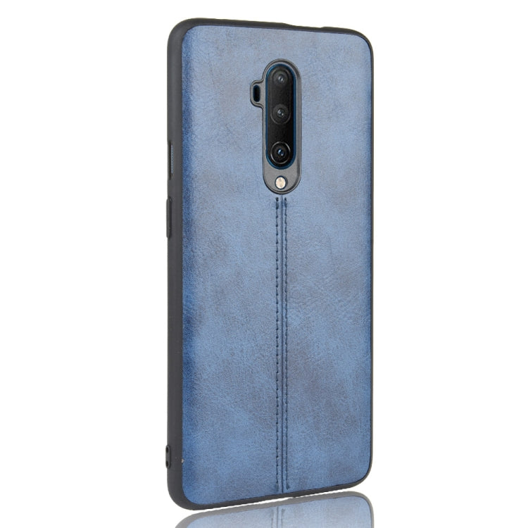 For OnePlus 7T Pro Shockproof Sewing Cow Pattern Skin PC + PU + TPU Case