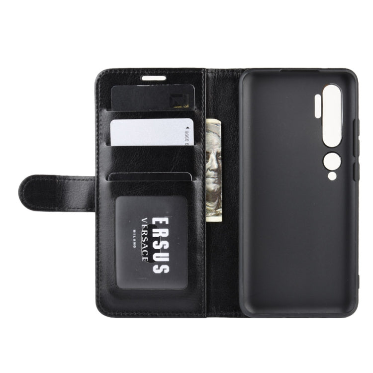 For Xiaomi Mi Note 10 / Note 10 Pro / CC9 Pro R64 Texture Single Horizontal Flip Protective Case with Holder & Card Slots & Wallet& Photo Frame