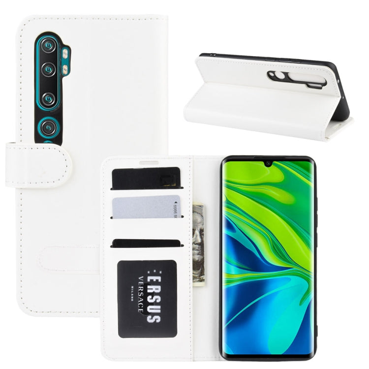 For Xiaomi Mi Note 10 / Note 10 Pro / CC9 Pro R64 Texture Single Horizontal Flip Protective Case with Holder & Card Slots & Wallet& Photo Frame